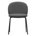 Princeton-tuoli, Orlando-kangas 3081 tummanharmaa, K 76 cm